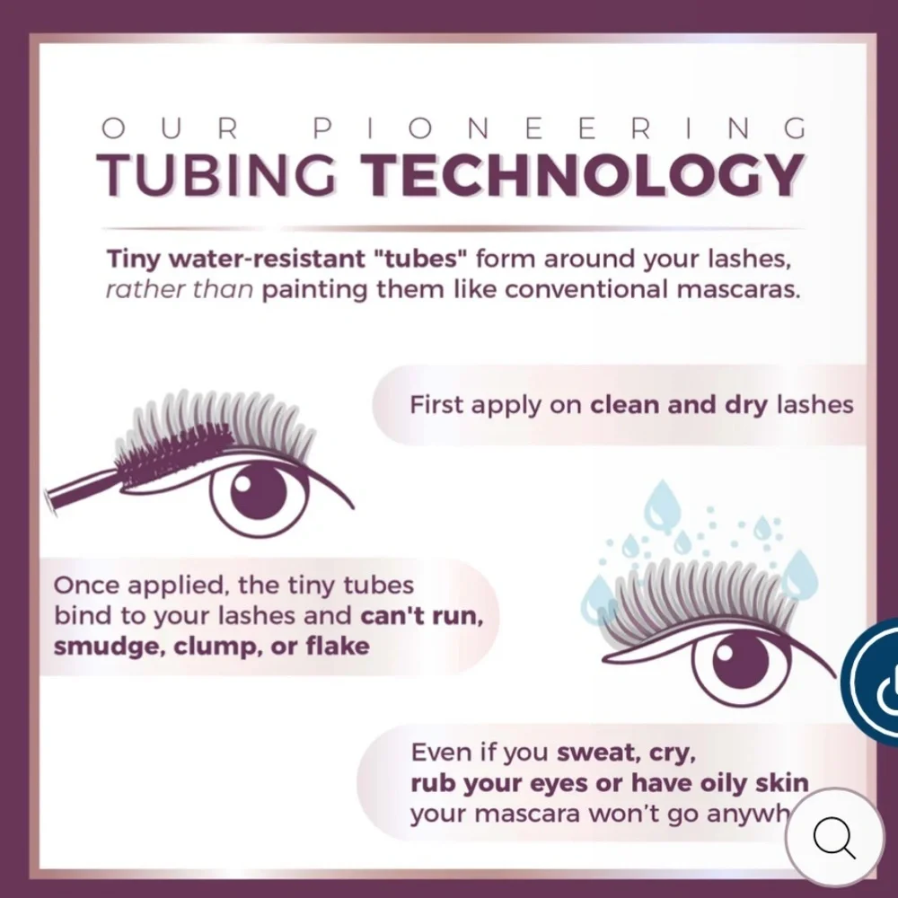 NIB Blinc lash extension tubing mascara In Black